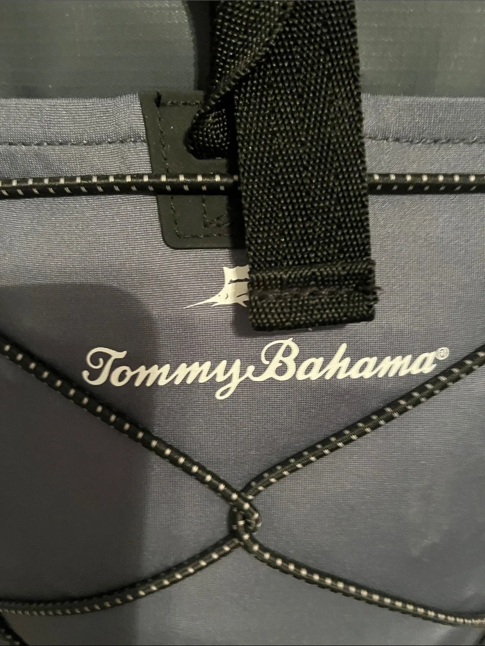 Tommy Bahama Men's Black and Gray Travel Backpack